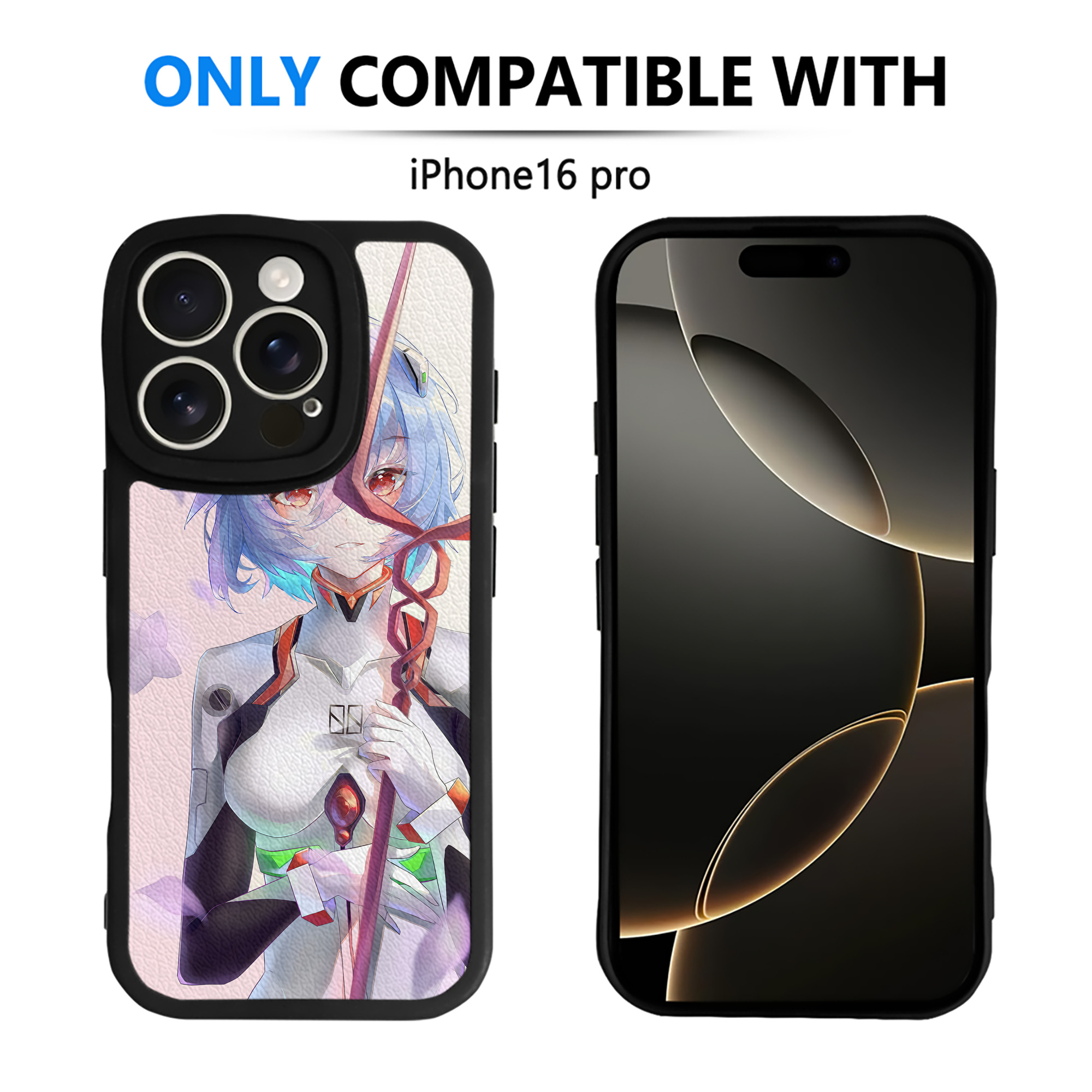 （画像用） EVA 新世紀エヴァンゲリオン 【iPhone 16シリーズ対応】シリコンスマホケース（レザー調） 材質：シリコン